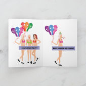 男おもしろいいけなの叔父の兄弟カード カード (内部)