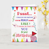 男おもしろいいけなの叔父の兄弟カード カード (黄色い花)