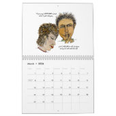 男おもしろいとギャル カレンダー (3月 2026)