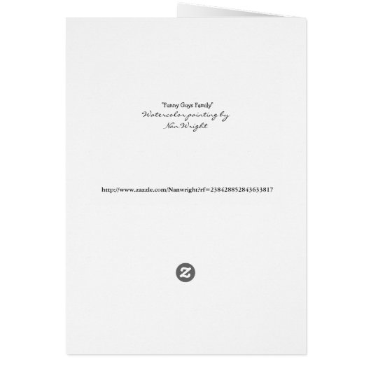 男おもしろいとナイスノーマル家族 (裏面)