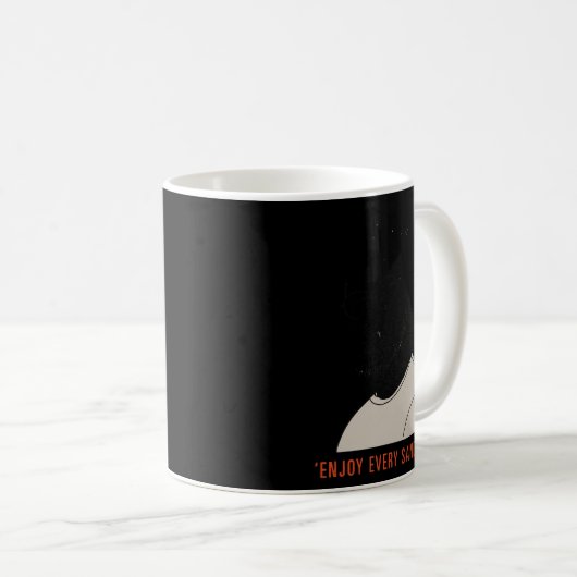 男おもしろいのウォーレン・アート・ゼボンのギフト映画ファン コーヒーマグカップ (正面右)