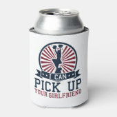 男おもしろいのチアリーダー私が彼女を迎え上げる 缶クーラー (缶正面)