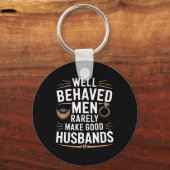 男おもしろいの夫の結婚育成 キーホルダー (正面)