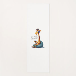 男おもしろいの子のためのゲーマーGiraffeゲーム男性ビデオゲーム ヨガマット