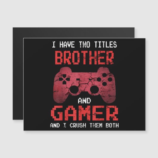 男おもしろいの子のブラザーのためのゲーマーヴィンテージビデオゲーム (正面/裏面)