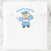 男おもしろいの子の卒業 ラウンドシール (バッグ)