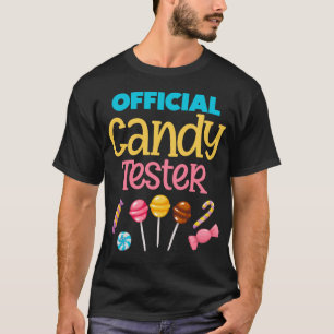 男おもしろいの子の女の子飴好き Tシャツ