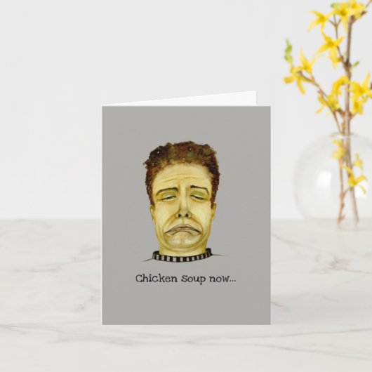 男おもしろいの感じ良さ カード (黄色い花)