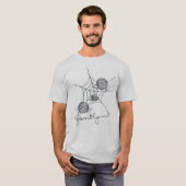 男おもしろいのTシャツと写真 Tシャツ (正面フル)