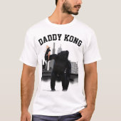 男おもしろいのTシャツ、DADDY KONG APE Tシャツ (正面)