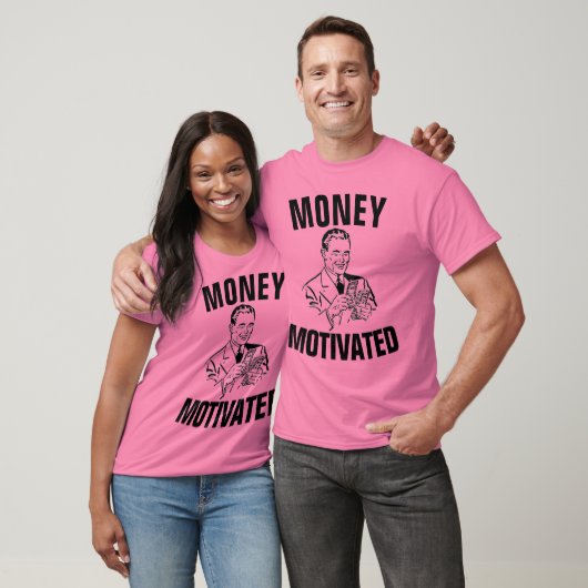 男おもしろいのTシャツ、MONEY意欲を起こ Tシャツ (ユニセックス)