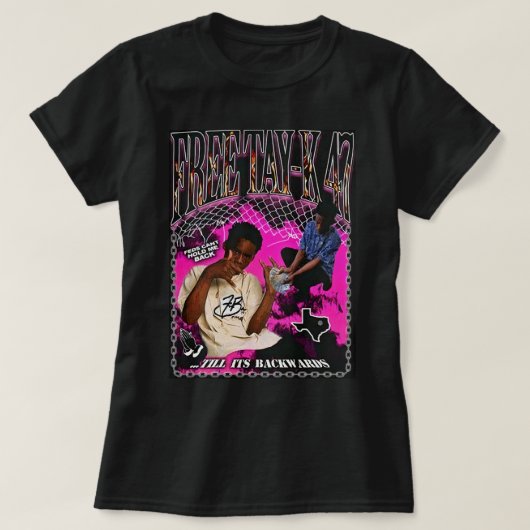 男おもしろいタイKギフトムービーファン Tシャツ (デザイン正面)