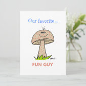 男おもしろい人漫画の卒業会 招待状 (スタンド正面)