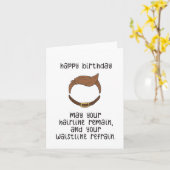 男おもしろい人用誕生日カード | 夫のおもしろいカード カード (黄色い花)