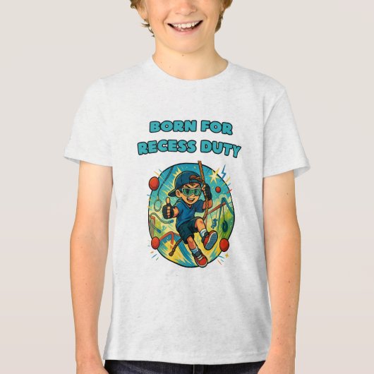 男おもしろい子のTシャツ トライブレンドＴシャツ (正面)