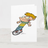 男おもしろい子乗用一輪車 カード