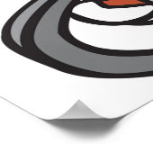 男おもしろい子乗用一輪車 ポスター (角)