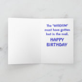 男おもしろい子誕生日 カード (内部)