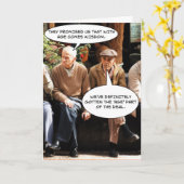 男おもしろい子誕生日 カード (黄色い花)