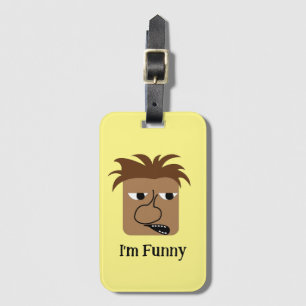 男おもしろい怒顔おもしろい漫画 ラゲッジタグ