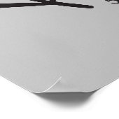 男おもしろい洞窟ホームバーワードアートポスター ポスター (角)