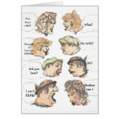 男お洒落と女のユーモアのある誕生日 (正面)