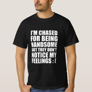 男かわいらしのおもしろい引用文 Tシャツ