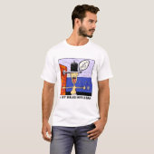 男がバーTシャツに入る Tシャツ (正面フル)