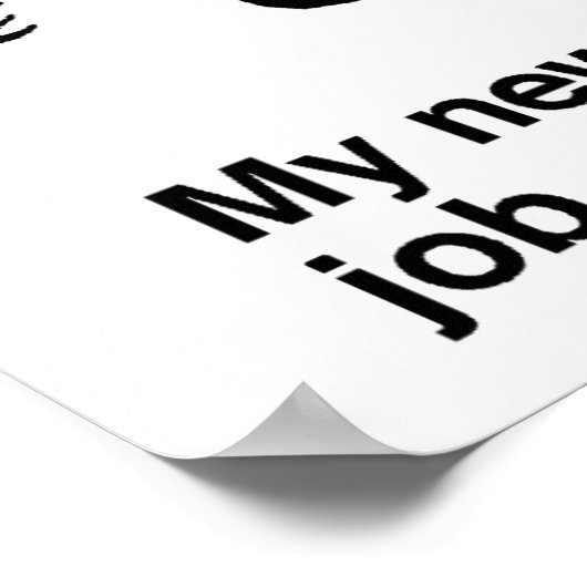 男がロードローラー漫画を運転おもしろい中 ポスター (角)