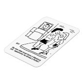 男がロードローラー漫画を運転おもしろい中 マグネット (左側)