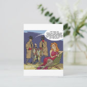 男が倒れた時おもしろいに ポストカード (スタンド正面)