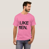男が好き Tシャツ (正面フル)