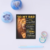 男が子供を育てる簡単ではない – パパ チラシ (シングル)