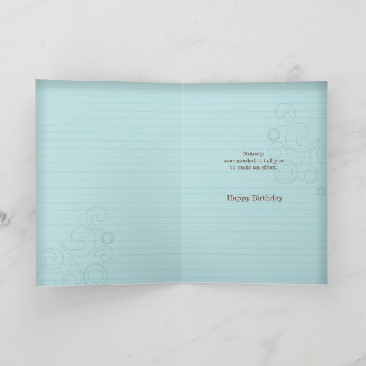 男が実在何誕生日 カード (内部)