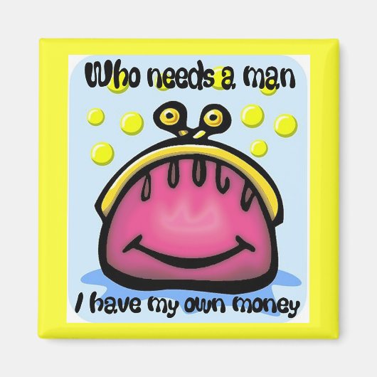 男が必要な人 マグネット (正面)