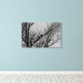 男が時計をとる キャンバスプリント (インサイチュ (ウッドフロア))