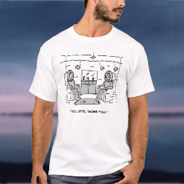 男が熱帯魚を腐おもしろいらす – Cartoon on a Tシャツ