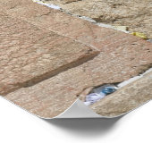 男が祈西壁にいる ポスター (角)