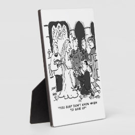 男が花嫁をプロポーズ結婚する – おもしろい フォトプラーク