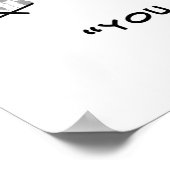 男が花嫁をプロポーズ結婚する – おもしろい ポスター (角)