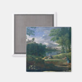 男が蛇に殺された風景， c.1648 マグネット (正面/裏面)