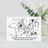 男が金を目当てに結婚を申し込む女性にプロポーズ、笑える セーブザデート (スタンド正面)