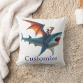 男こうもり乗り怖いシャーク雷_Cove クッション (ブランケット)