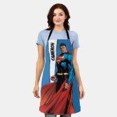 男すごいが前を向く エプロン (着用した状態)