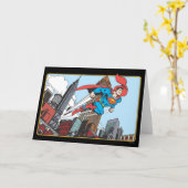 男すごいと超高層ビル カード (黄色い花)