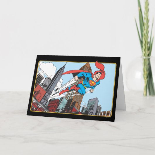 男すごいと超高層ビル カード (正面)