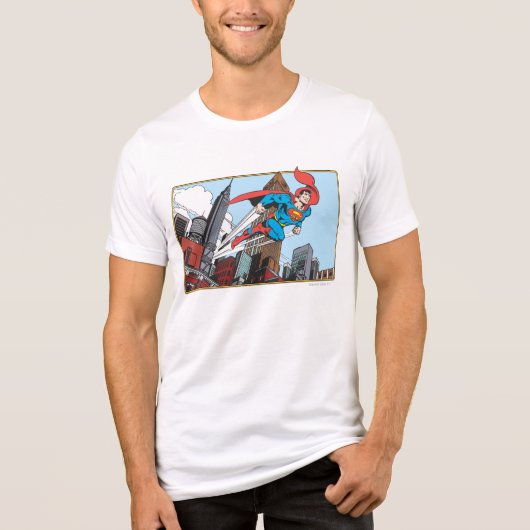男すごいと超高層ビル トライブレンドＴシャツ (正面)