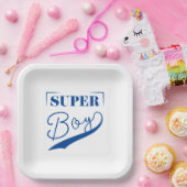 男すごいの子 ペーパープレート (パーティー)