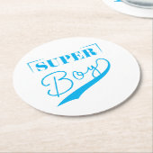 男すごいの子 ラウンドペーパーコースター (アングル)