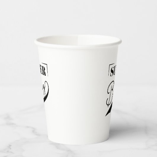 男すごいの子 紙コップ (左)